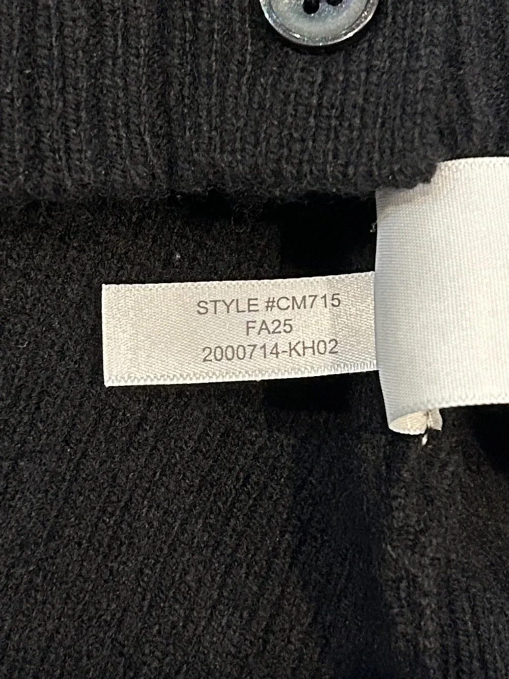 J. Crew Milano Stitch Cinched Waist Cardigan size Medium Black Wool Preppy